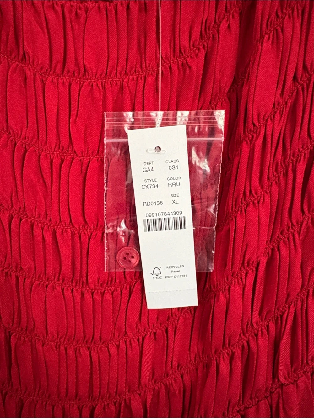 J. Crew Red Maxi Smocked Sundress - Picture 9 of 9